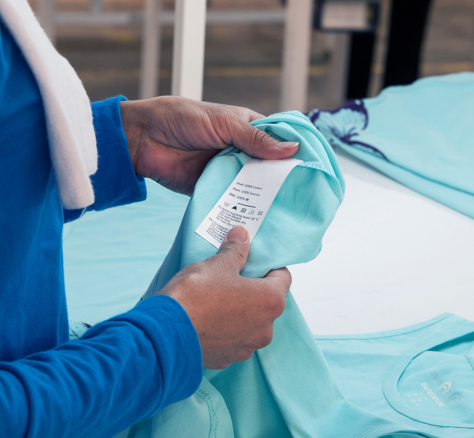 Produktion > Qualitätskontrolle | Reha Tekstil